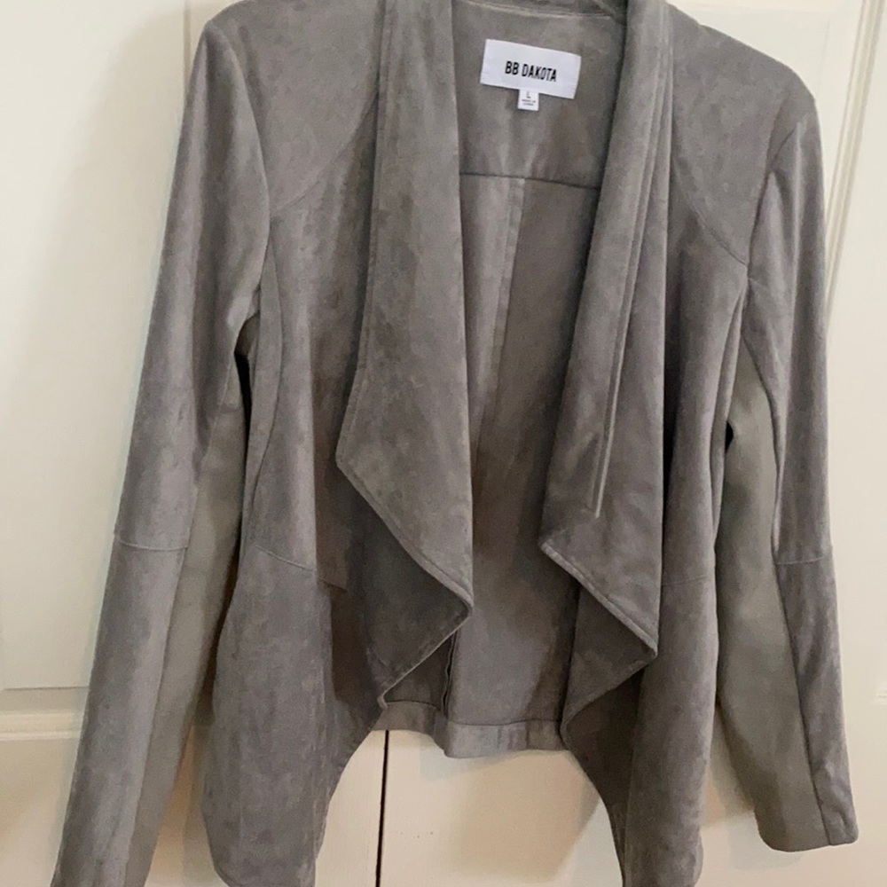 NWOT BB Dakota faux suede jacket size L
